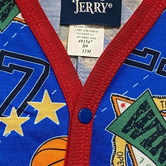 All Star Pajamas Sports Fan PJS NWT - Picture 2 of 5